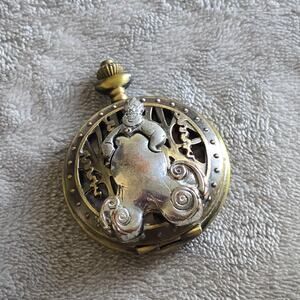 Disney The Little Mermaid Ursula Bronze Tone Pocket Watch